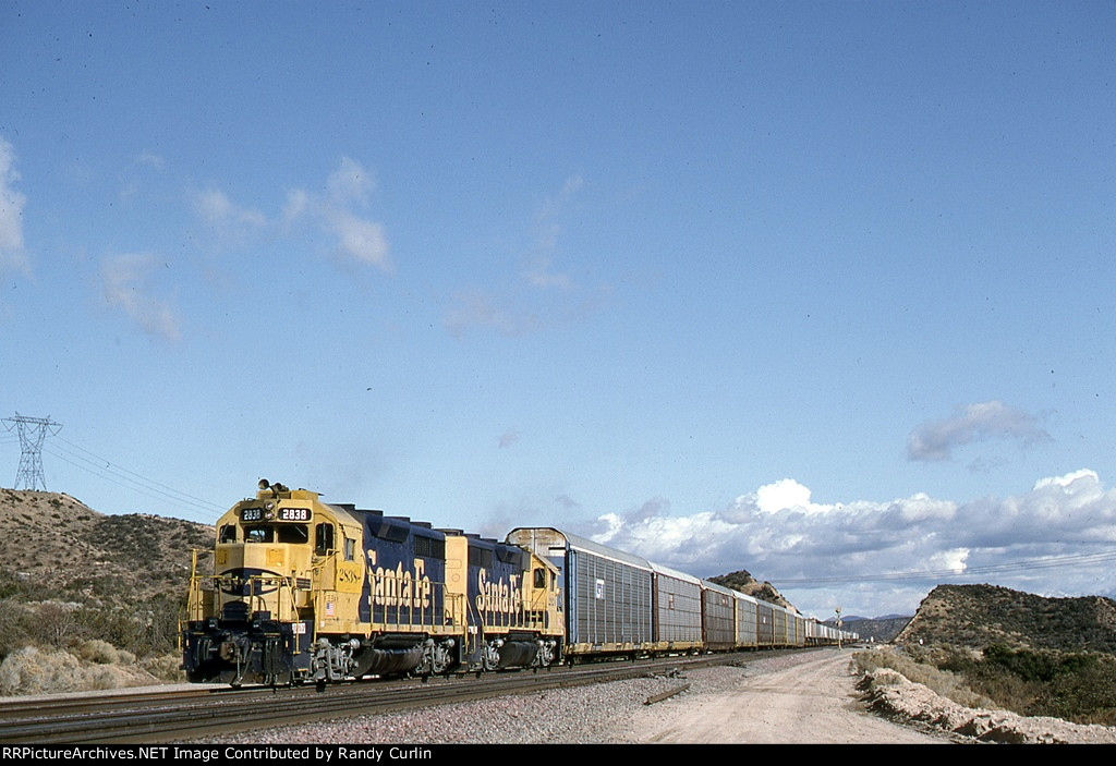 ATSF 2838 at Cajon Summit